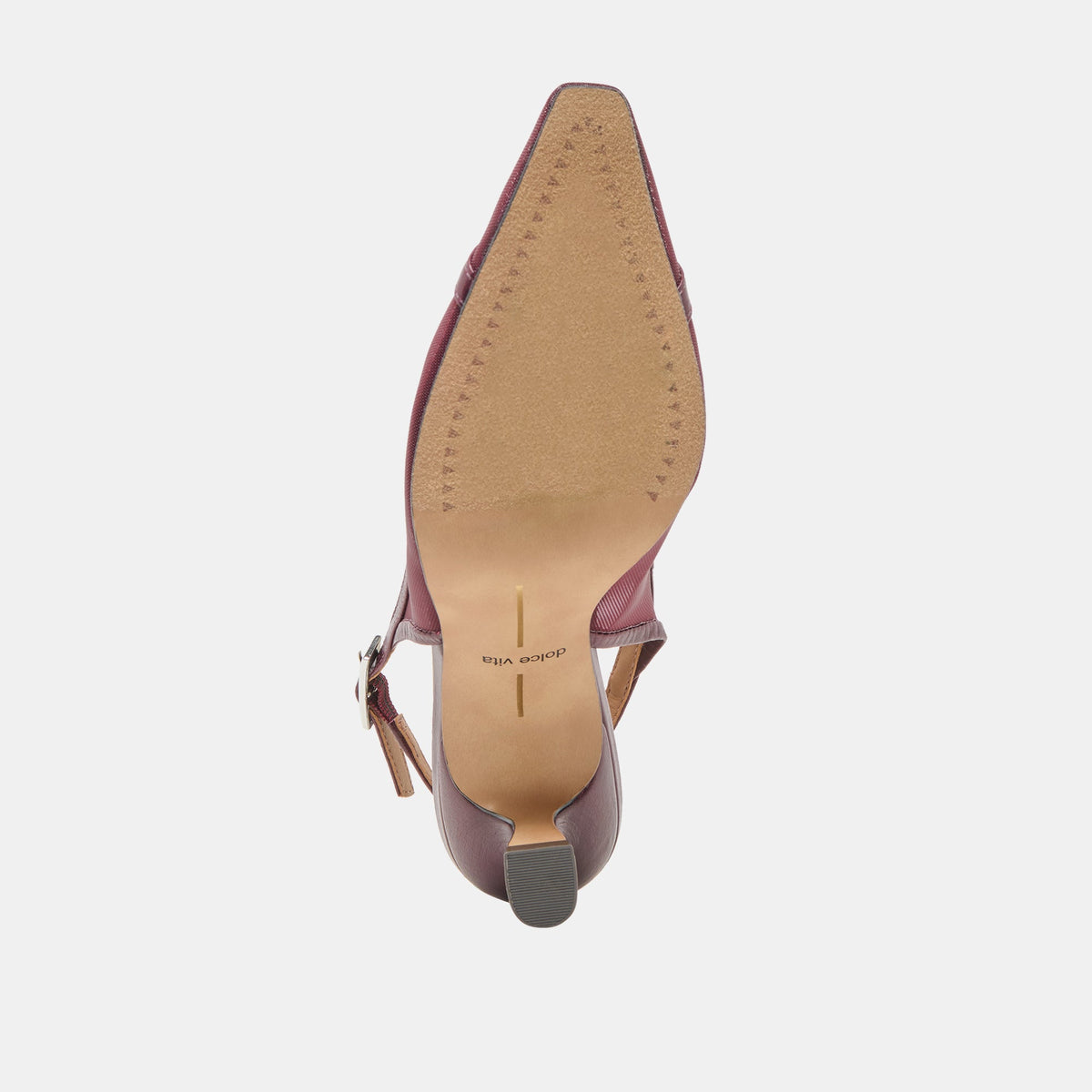 Dolce Vita SHOES Lorine Burgundy Mesh Heels