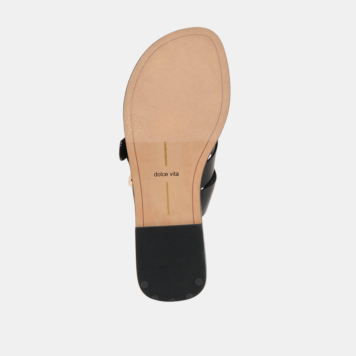 Dolce Vita SHOES Shore Black Leather Sandals