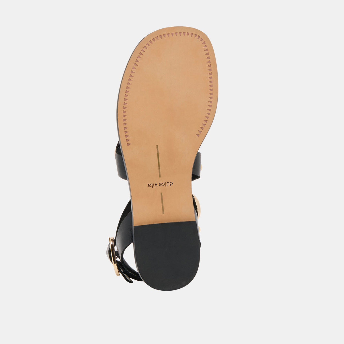 Dolce Vita SHOES Jayde Black Leather Sandals