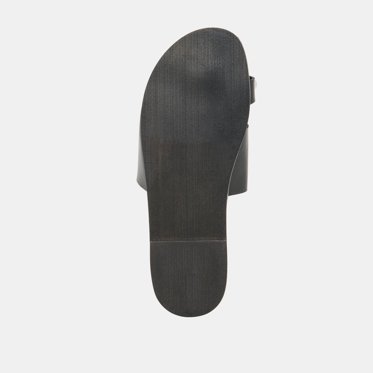 Dolce Vita SHOES MOXY Black Leather Metal Detail Open-Toe Sandals