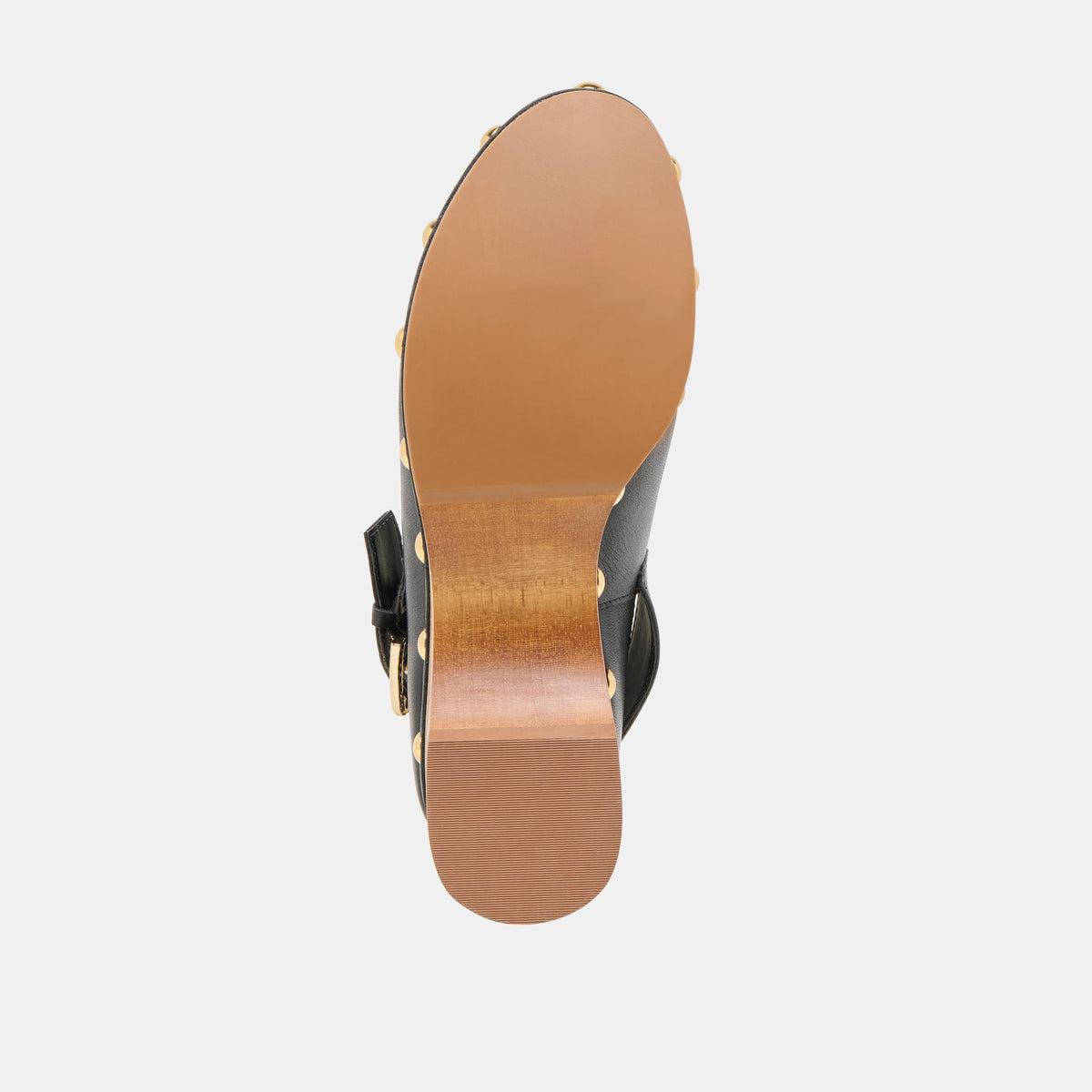 Dolce Vita SHOES Adelan Black Leather Clogs
