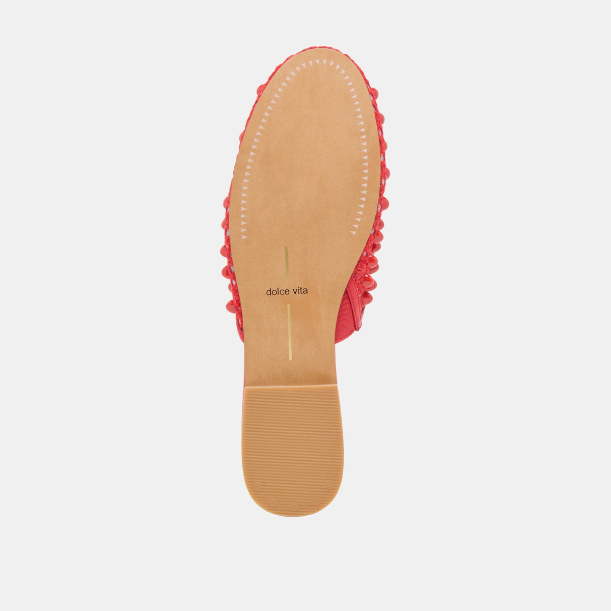 Dolce Vita SHOES Rova Bead Chili Beaded Mesh Flats