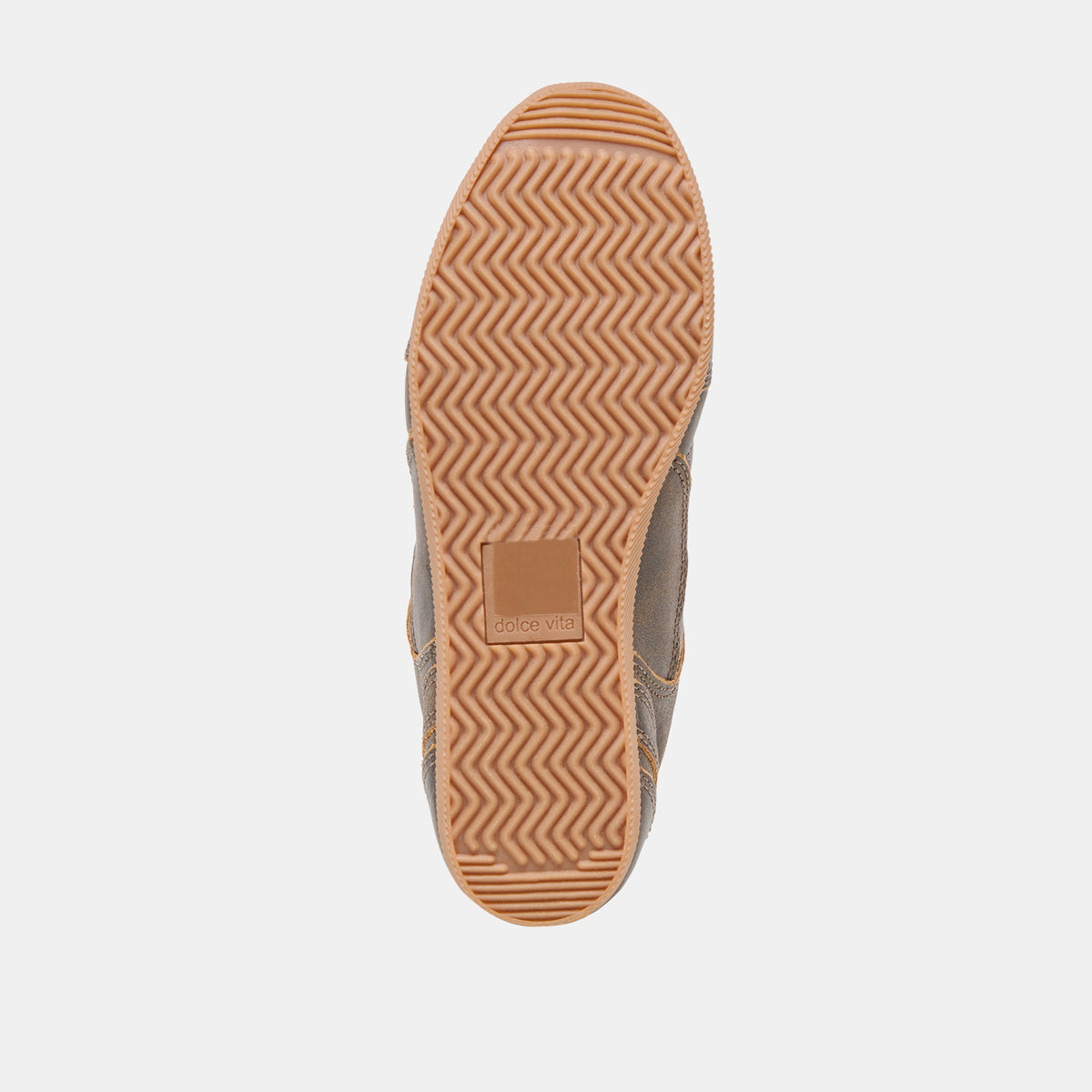 Dolce Vita SHOES Laini Brown Distressed Leather Sneakers
