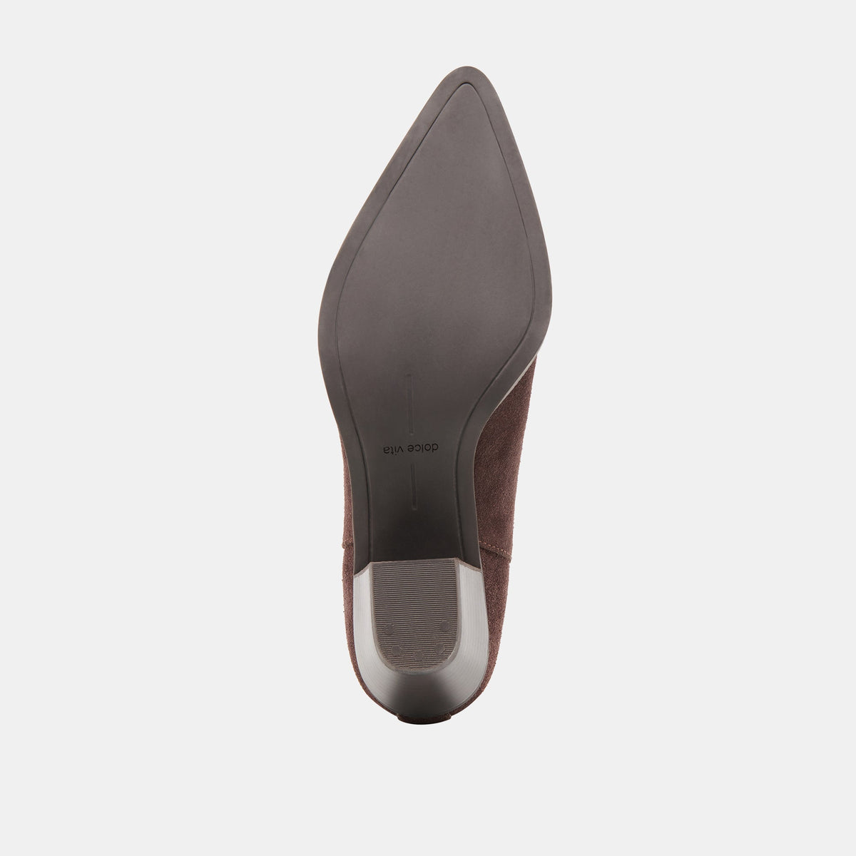 Dolce Vita SHOES Slim Mahogany Suede Booties