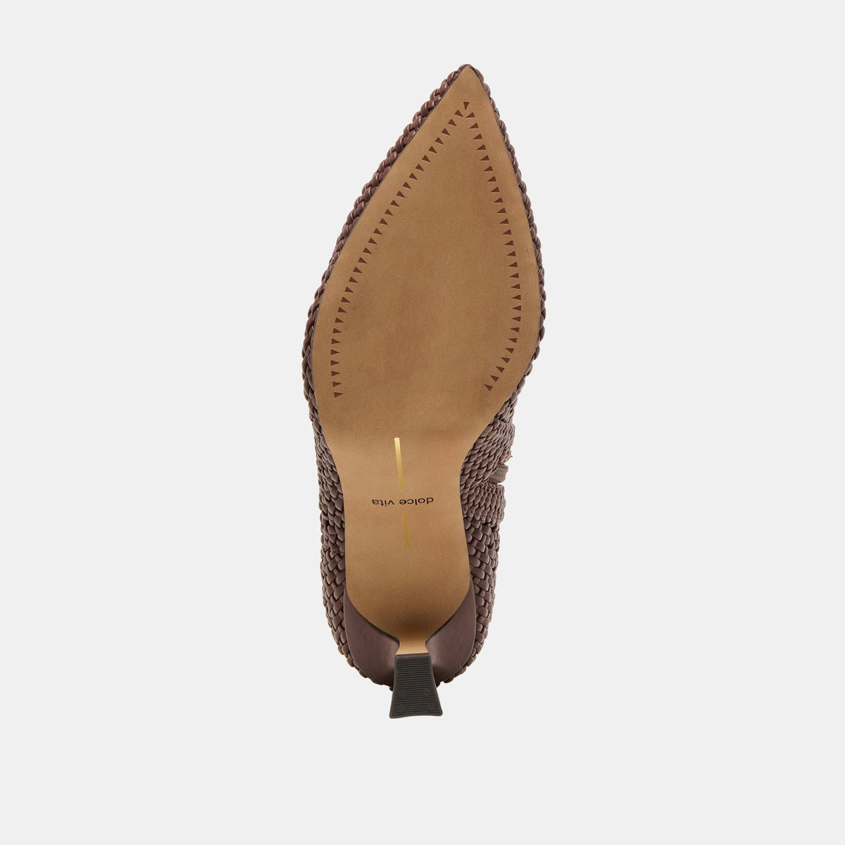 Dolce Vita SHOES Embry Brown Woven Stella Booties