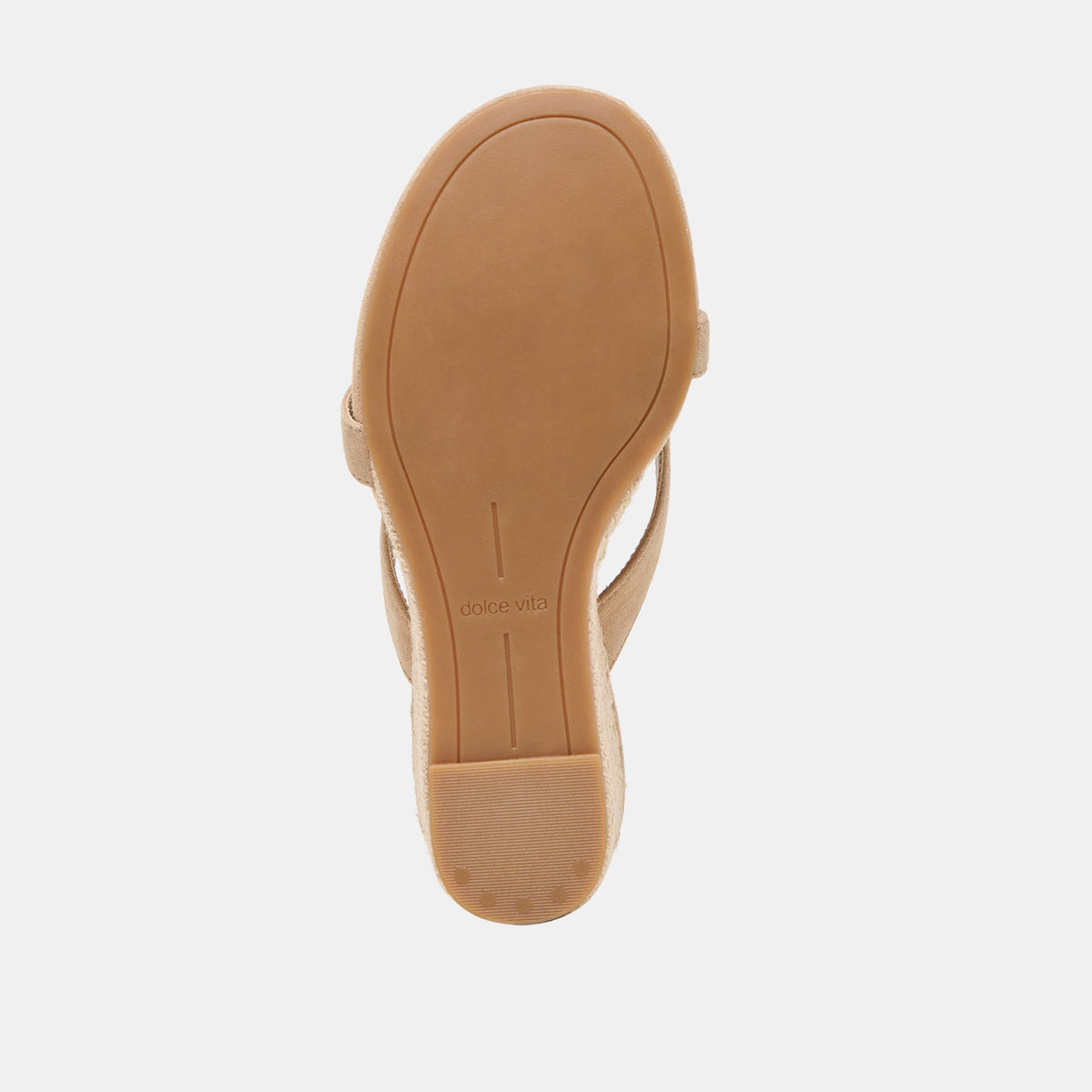 Dolce Vita SHOES Helan Espadrille Camel Suede Wedges
