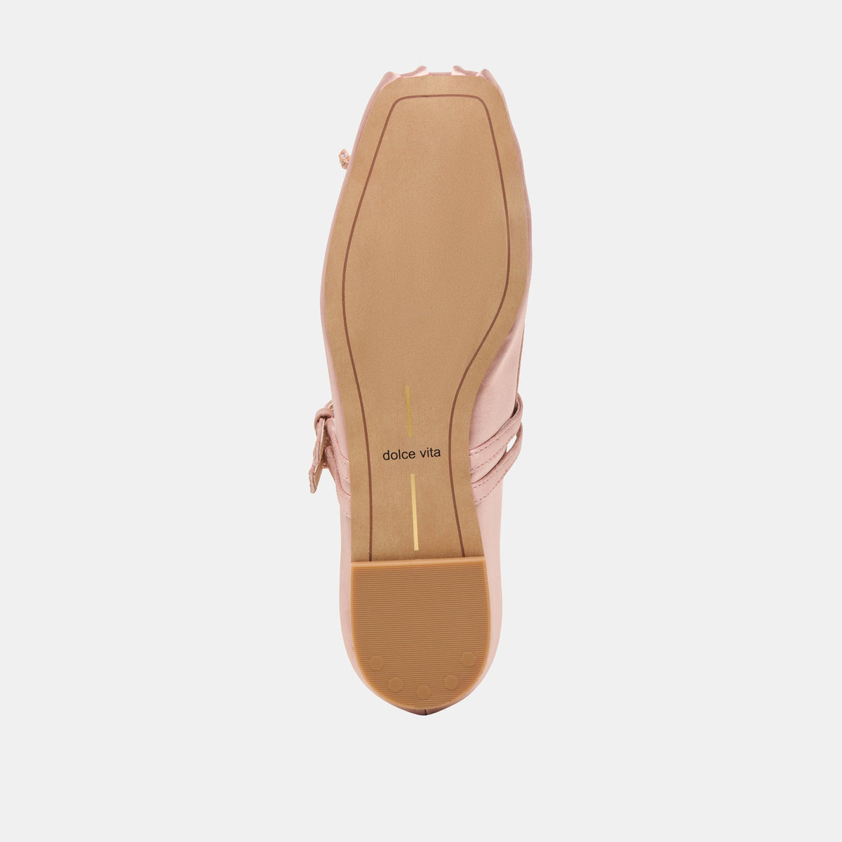Dolce Vita SHOES Gibsen Blush Satin Ballet Flats