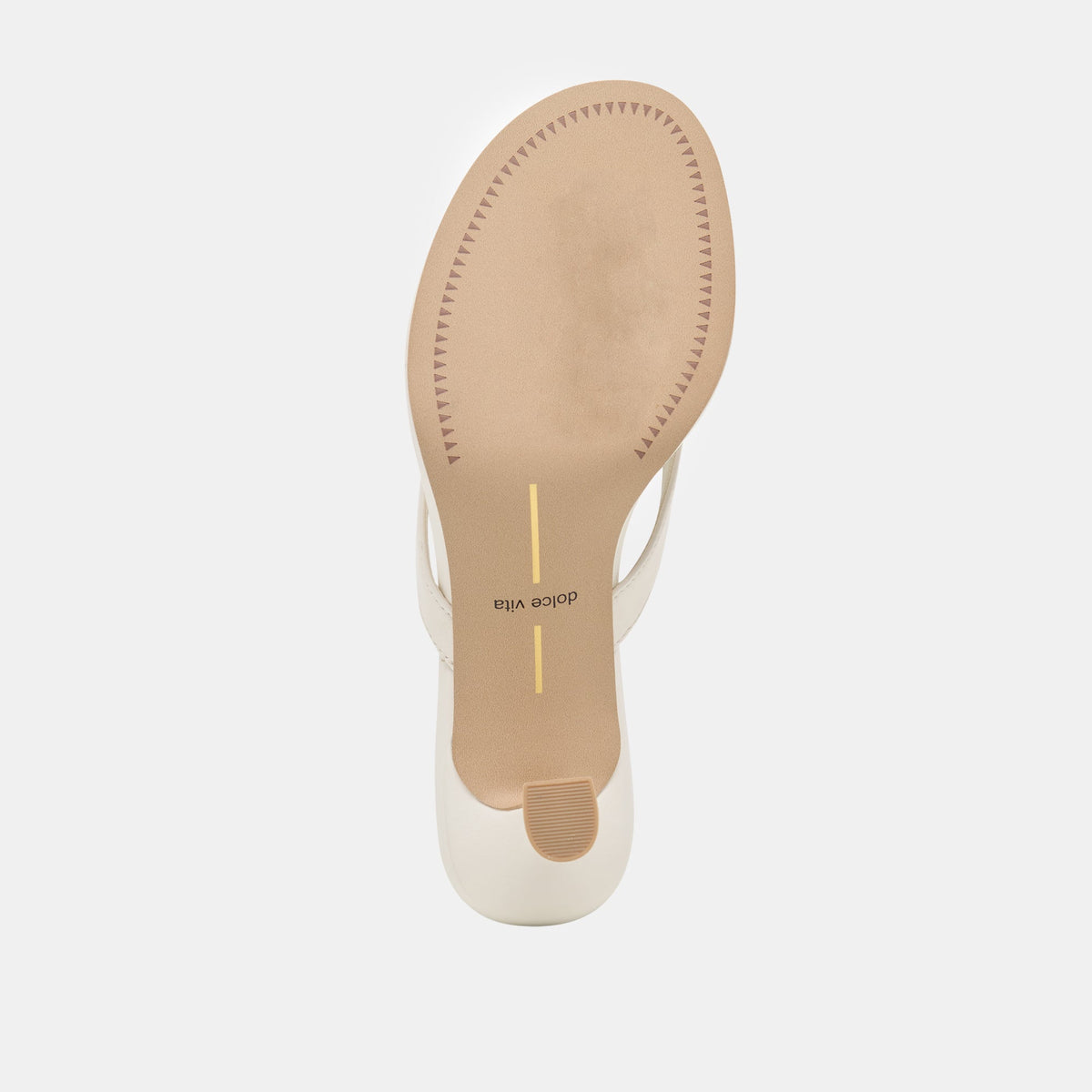 Dolce Vita SHOES Daksie Lace True White Leather Heels