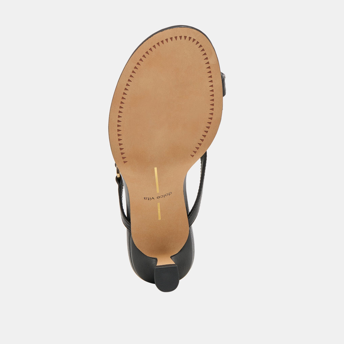 Dolce Vita SHOES Derrel Black Leather Heels
