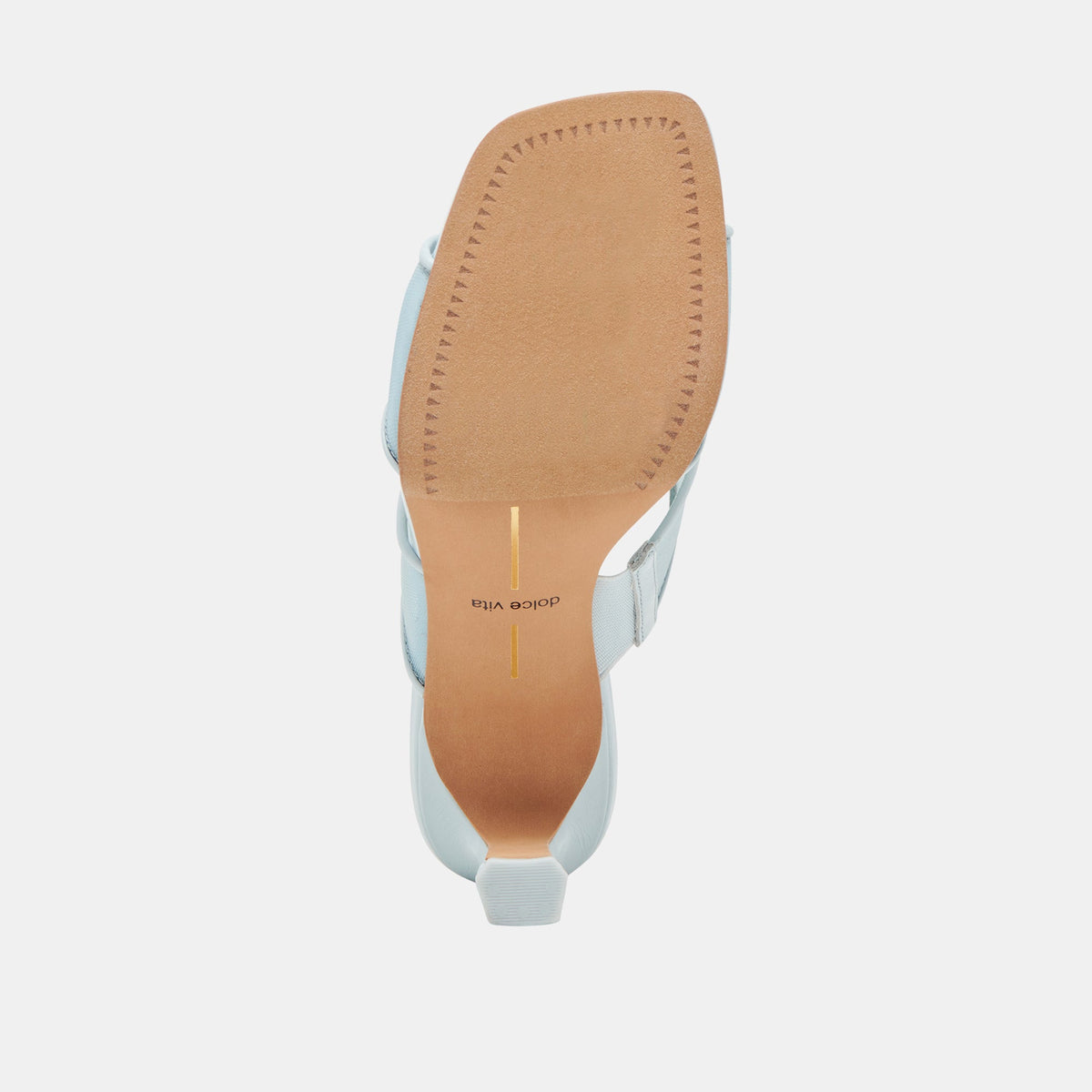 Dolce Vita SHOES Gitel Wide Ice Blue Mesh Heels