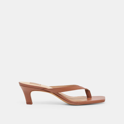 Dolce Vita SHOES Ramia Cognac Leather Heels