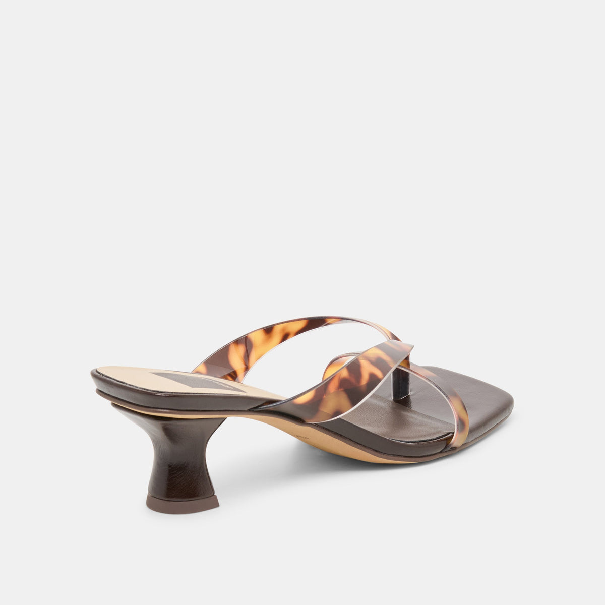 Dolce Vita SHOES Brevel Vinyl Tortoise Jelly Heels