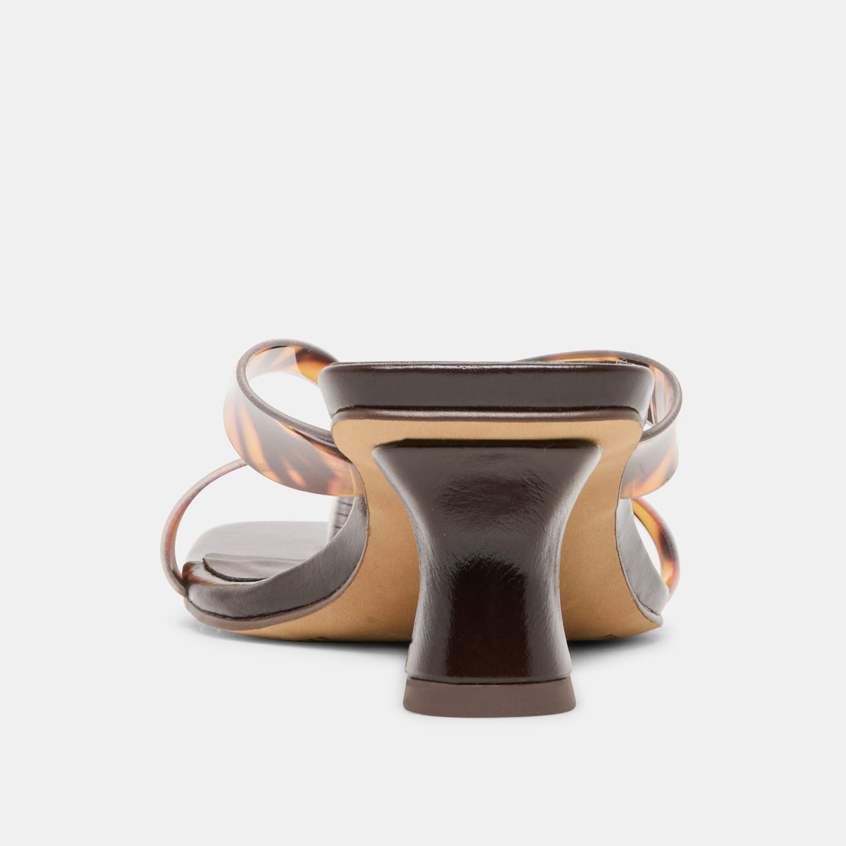 Dolce Vita SHOES Brevel Vinyl Tortoise Jelly Heels