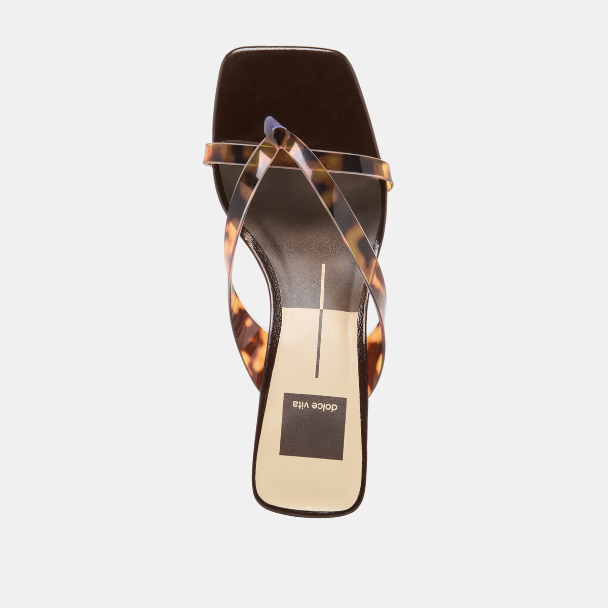Dolce Vita SHOES Brevel Vinyl Tortoise Jelly Heels