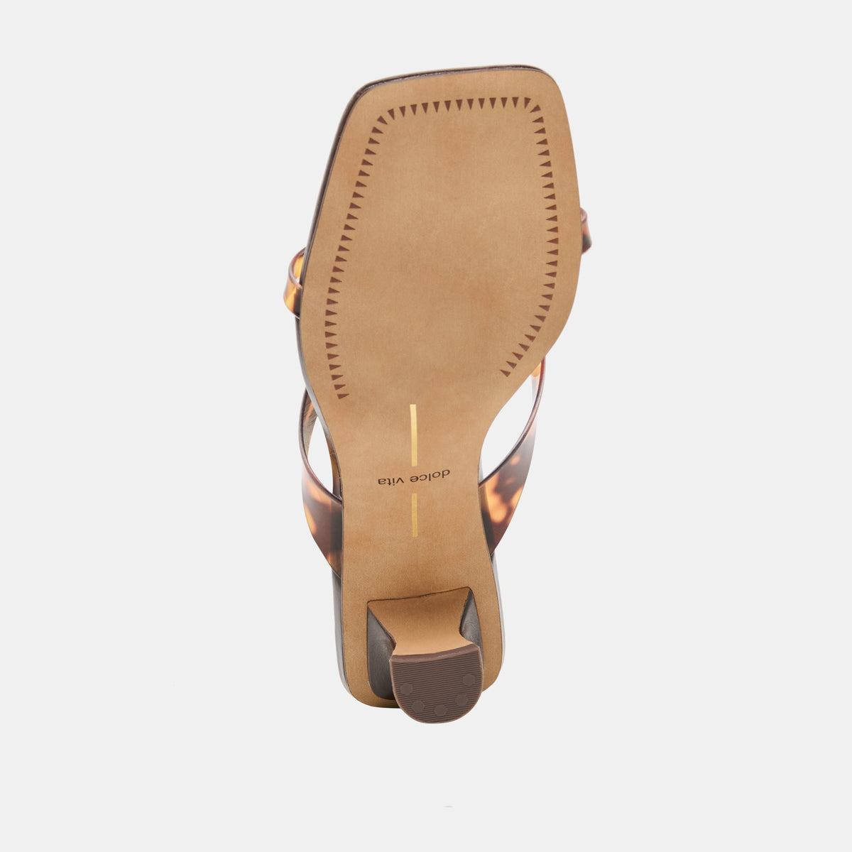Dolce Vita SHOES Brevel Vinyl Tortoise Jelly Heels