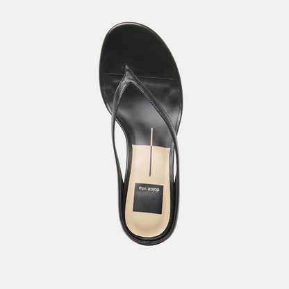 Dolce Vita SHOES Doreen Black Leather Heels