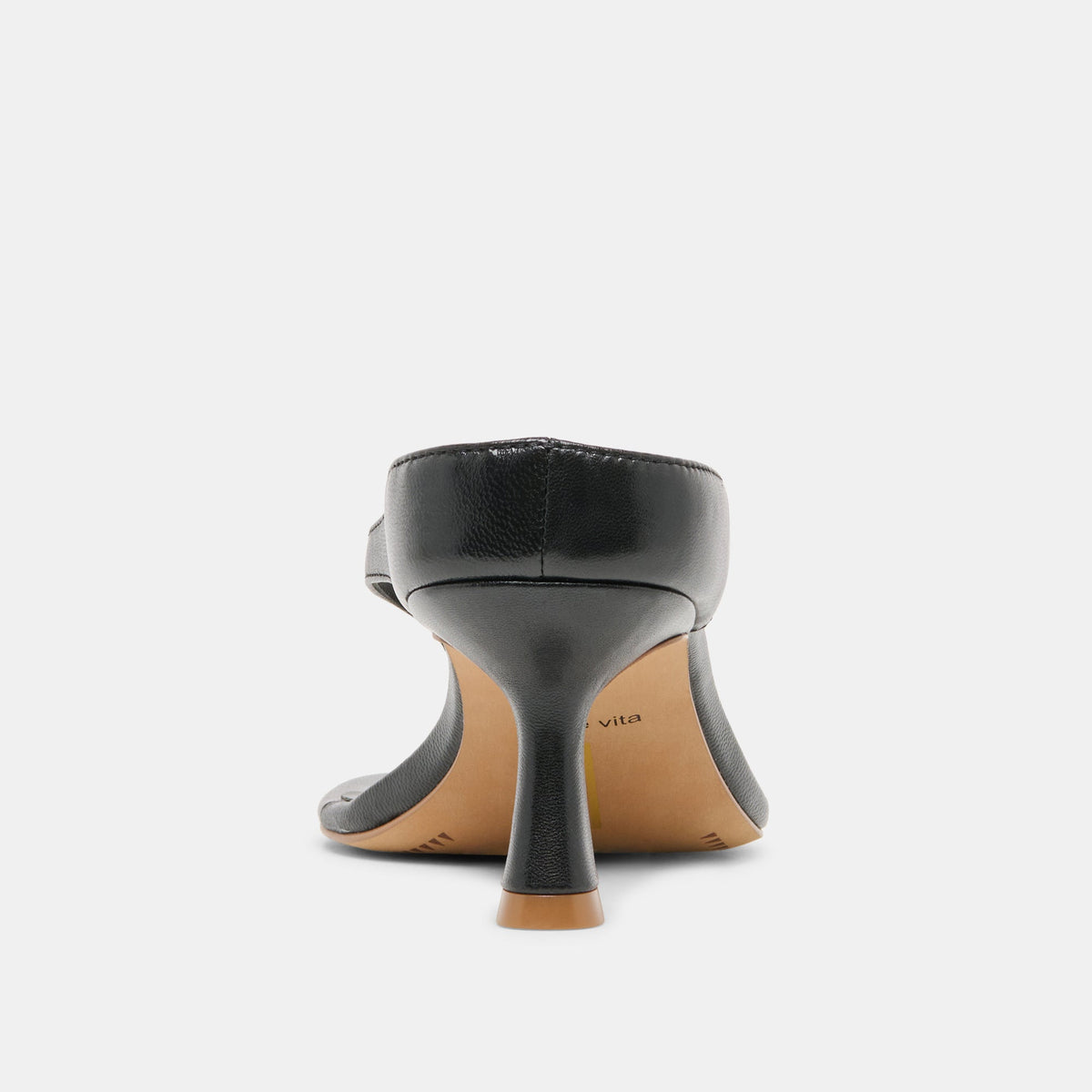 Dolce Vita SHOES Doreen Black Leather Heels