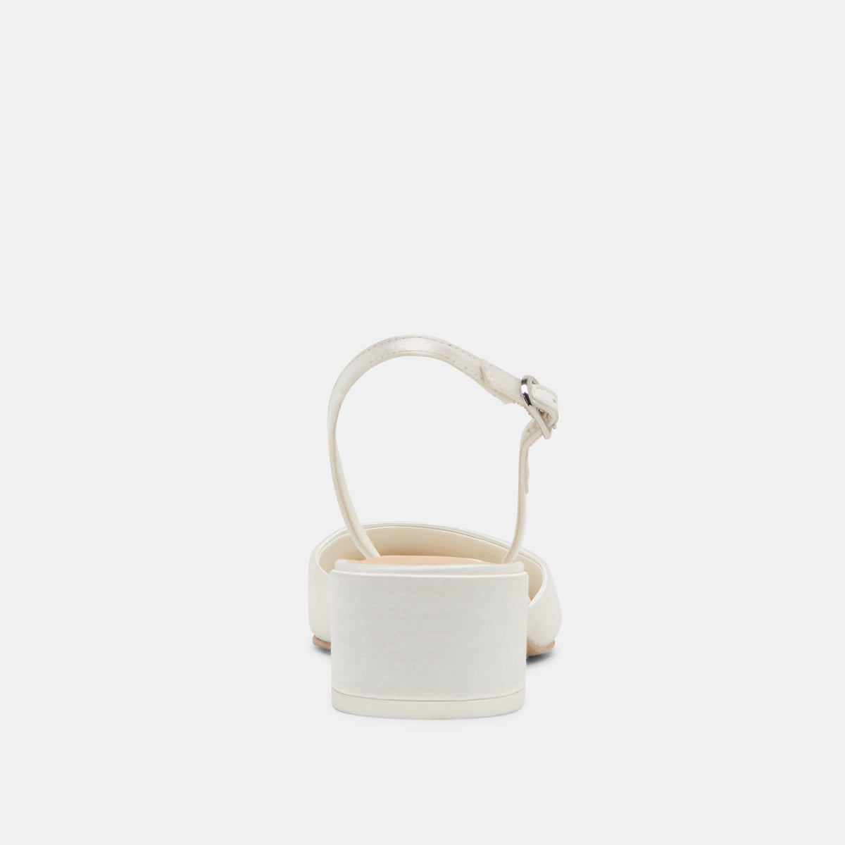 Dolce Vita SHOES Carel Off White Satin Heels