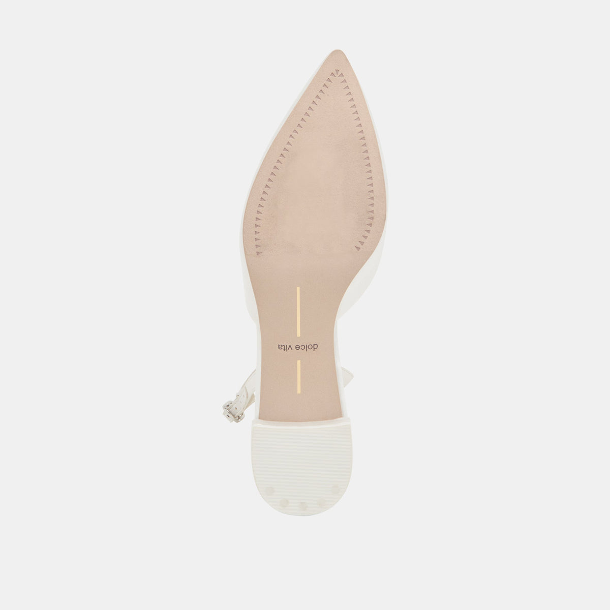 Dolce Vita SHOES Carel Off White Satin Heels