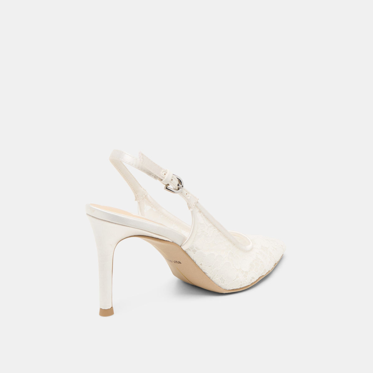Dolce Vita SHOES Yami True White Lace Heels