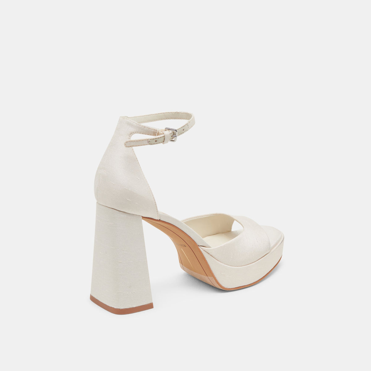 Dolce Vita SHOES PANDRO HEELS WHITE SATIN
 – Dolce Vita