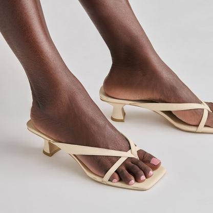 Dolce Vita SHOES BREVEL HEELS BONE LEATHER
 – Dolce Vita