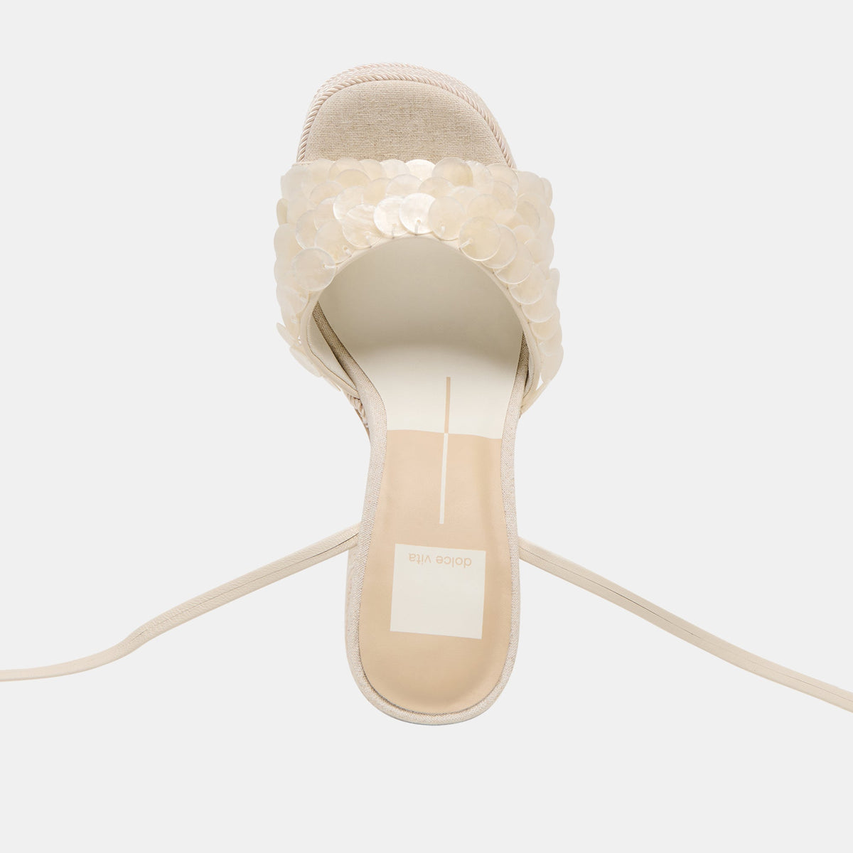 Dolce Vita SHOES Dorthy Confetti Ivory Leather Heels
