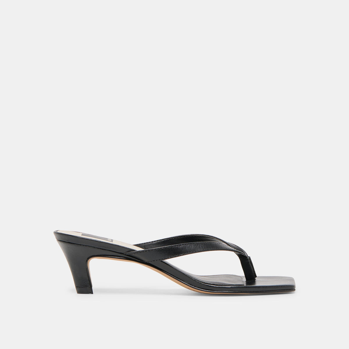 Dolce Vita SHOES Ramia Black Leather Heels
