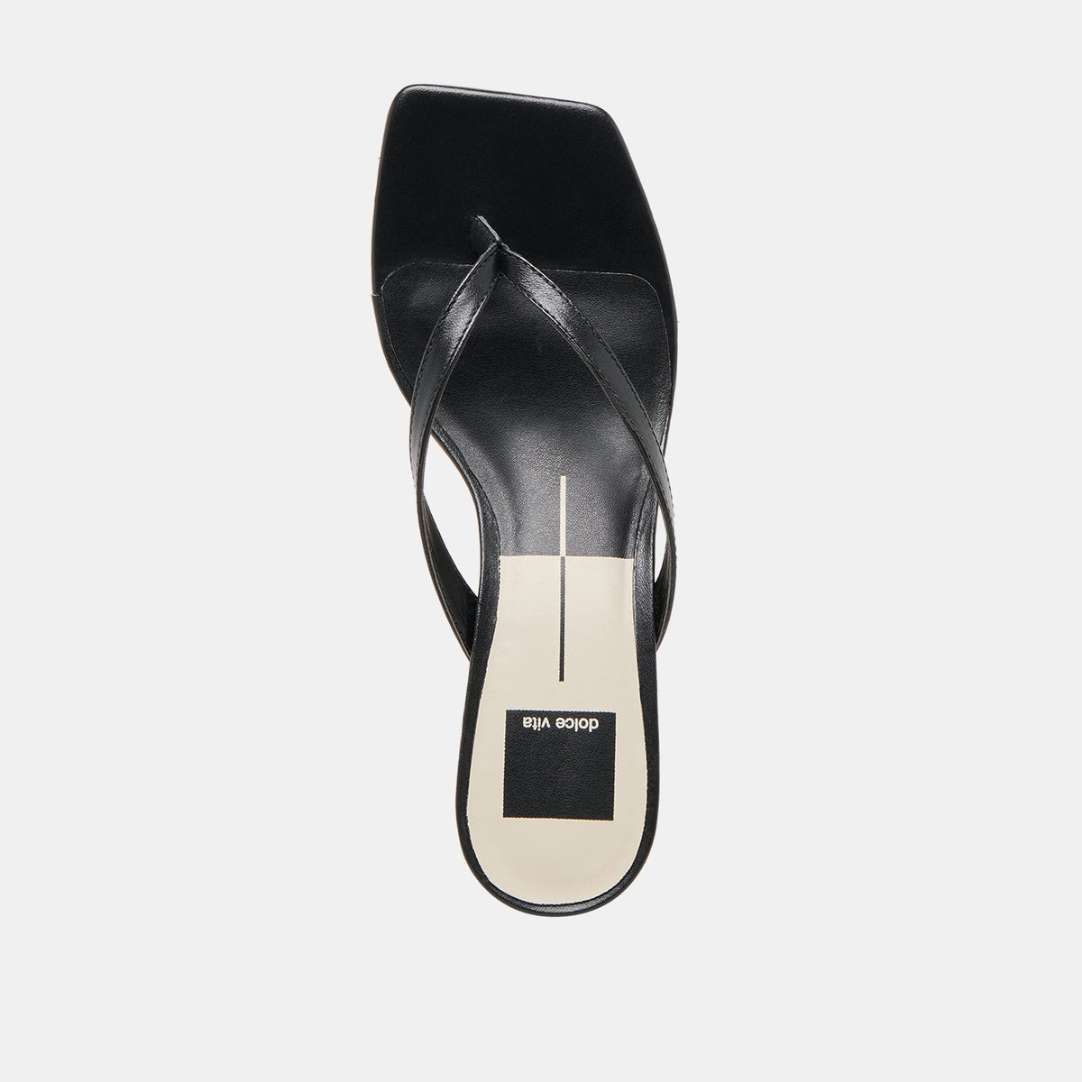 Dolce Vita SHOES Ramia Black Leather Heels