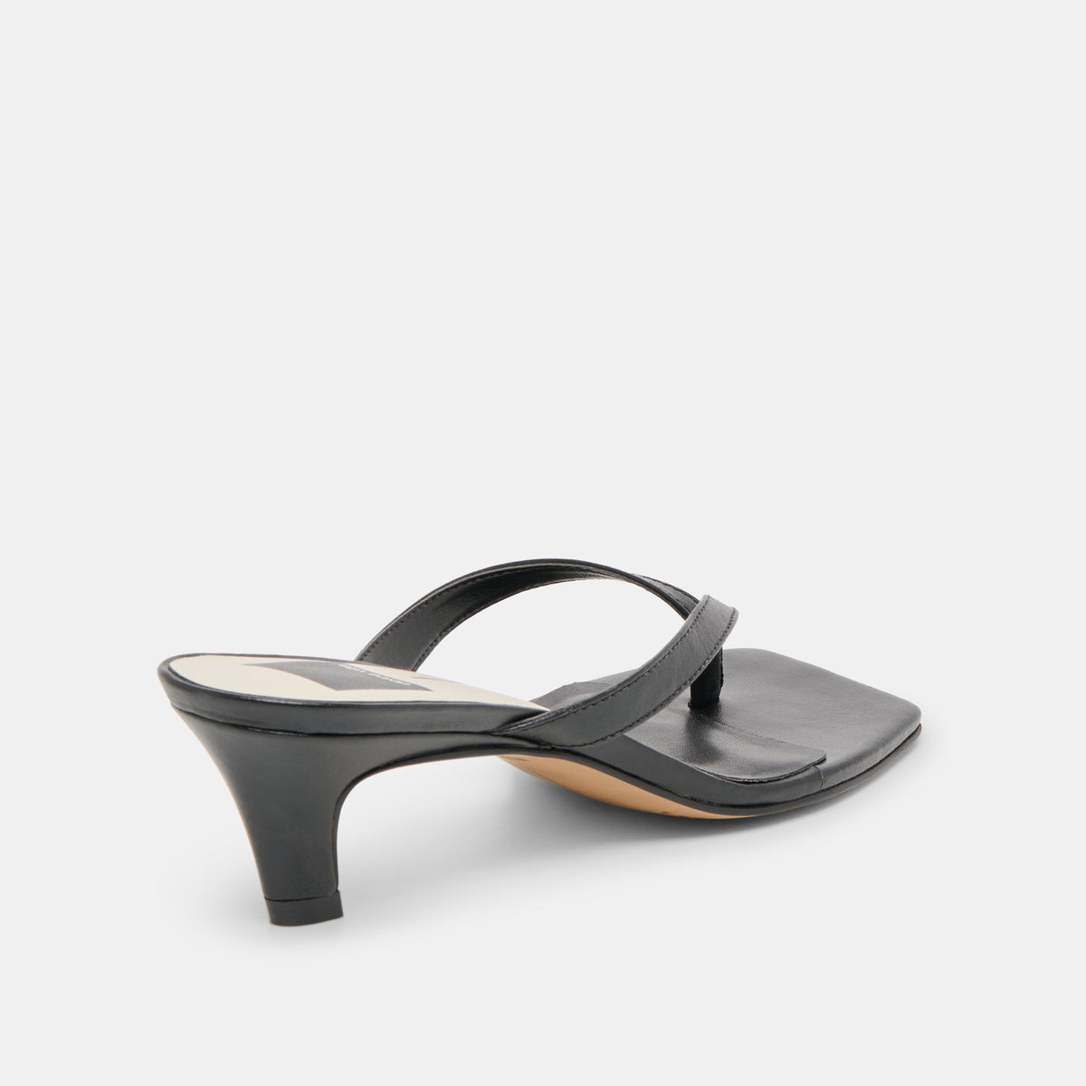 Dolce Vita SHOES Ramia Black Leather Heels