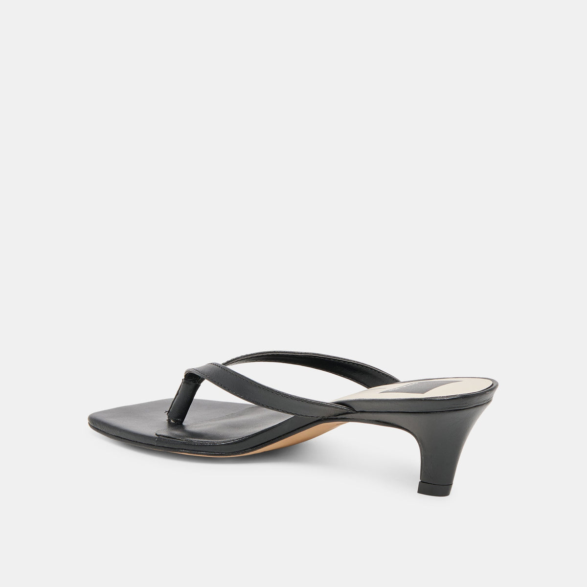 Dolce Vita SHOES Ramia Black Leather Heels