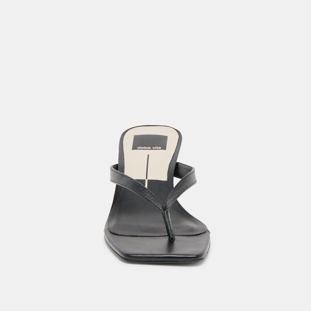 Dolce Vita SHOES Ramia Black Leather Heels