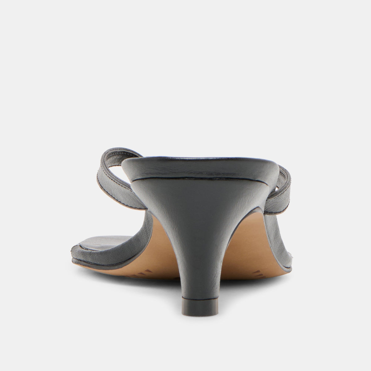 Dolce Vita SHOES Ramia Black Leather Heels