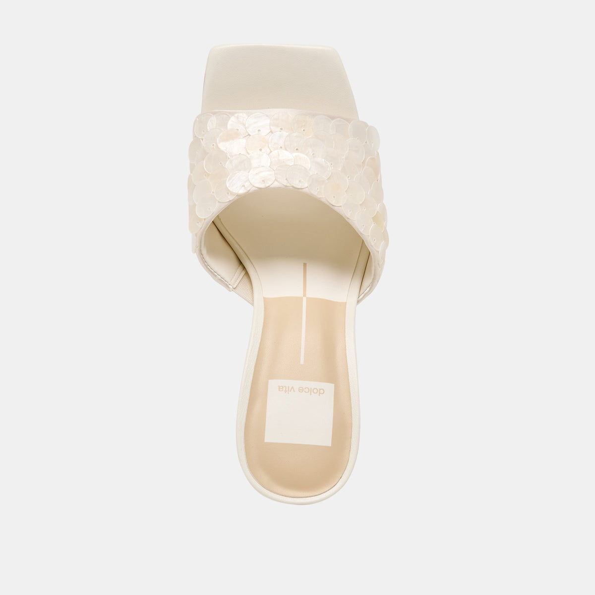 Dolce Vita SHOES Nandy Confetti Ivory Sequin Heels