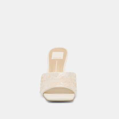 Dolce Vita SHOES Nandy Confetti Ivory Sequin Heels