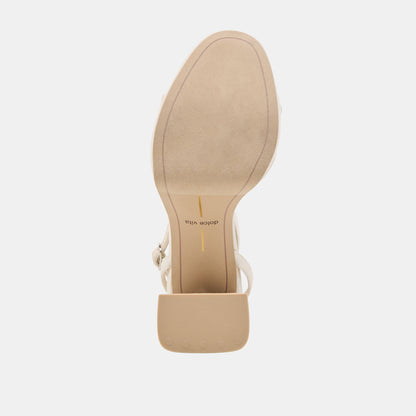 Dolce Vita SHOES Pandor White Tulle Heels