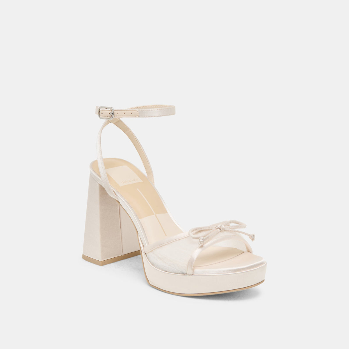 Dolce Vita SHOES Pandor White Tulle Heels