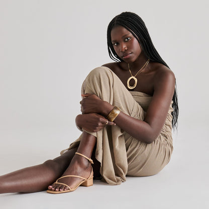 Dolce Vita SHOES Karlos Lt Tan Leather Sandals