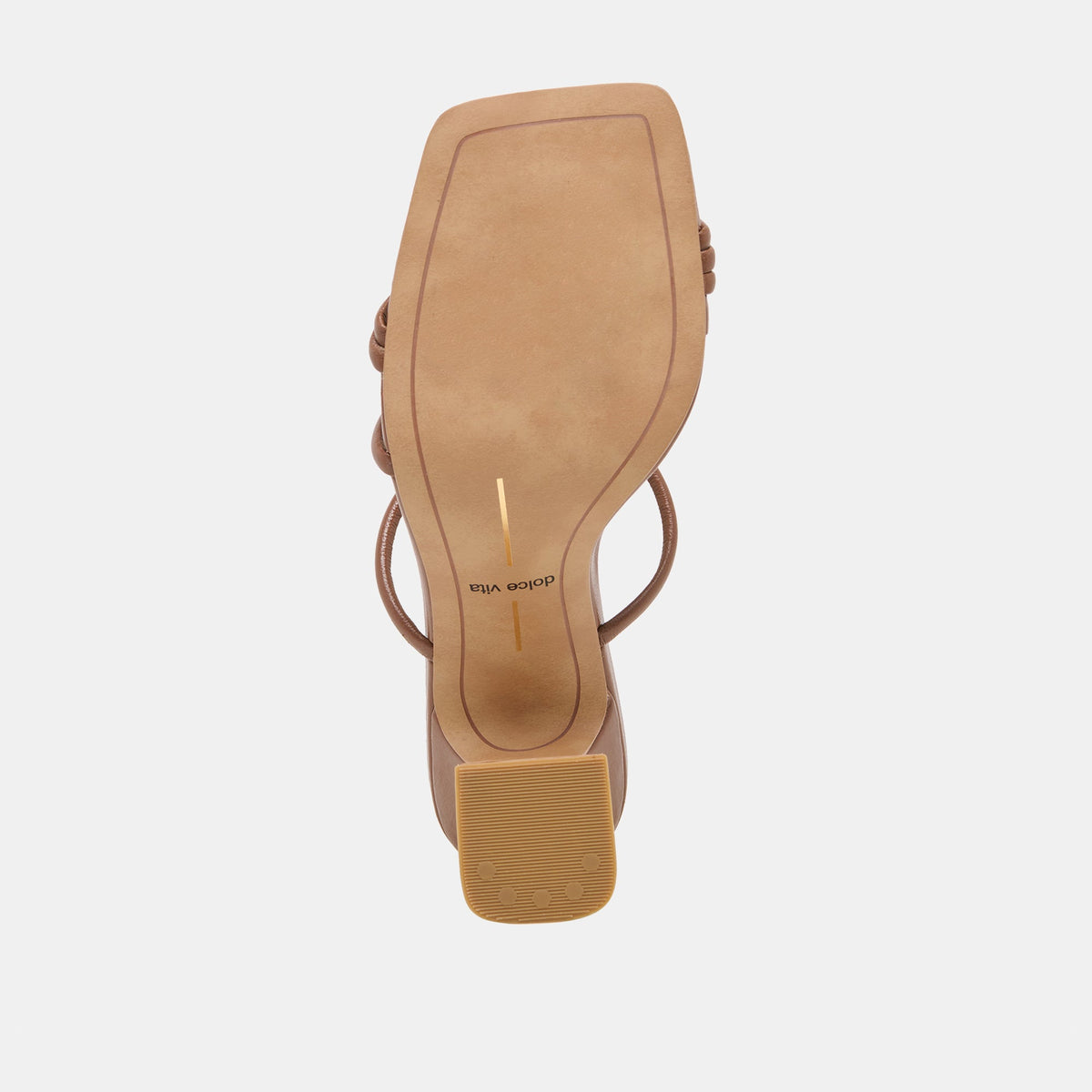 Dolce Vita SHOES Alayna Cognac Leather Heels