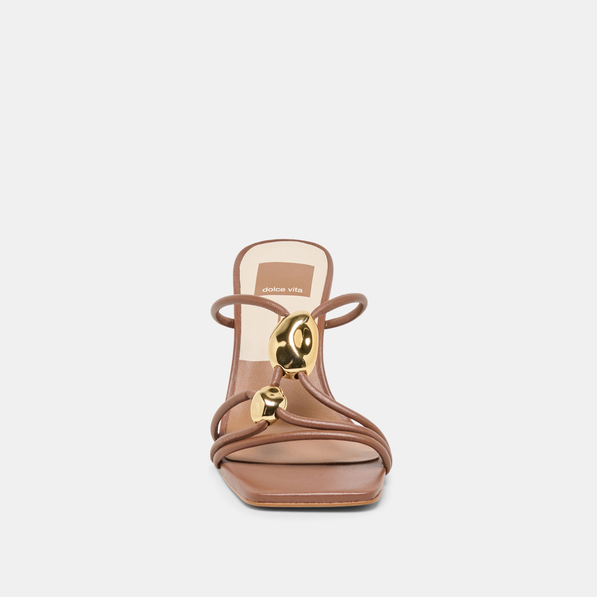 Dolce Vita SHOES Alayna Cognac Leather Heels