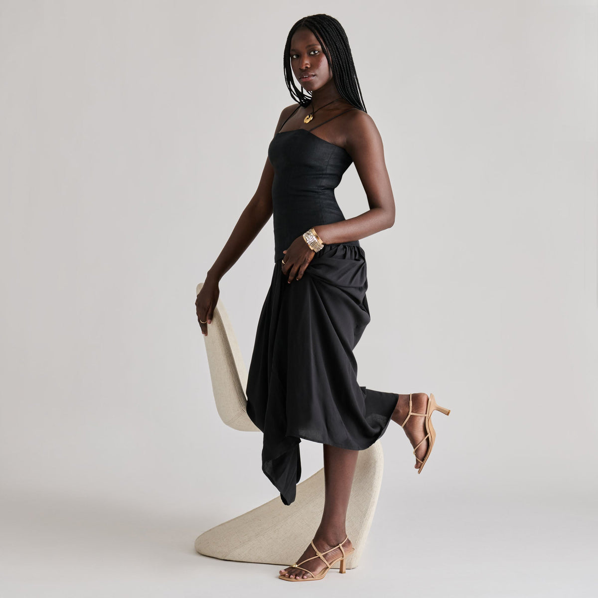 Dolce Vita SHOES Mylee Light Tan Leather Heels