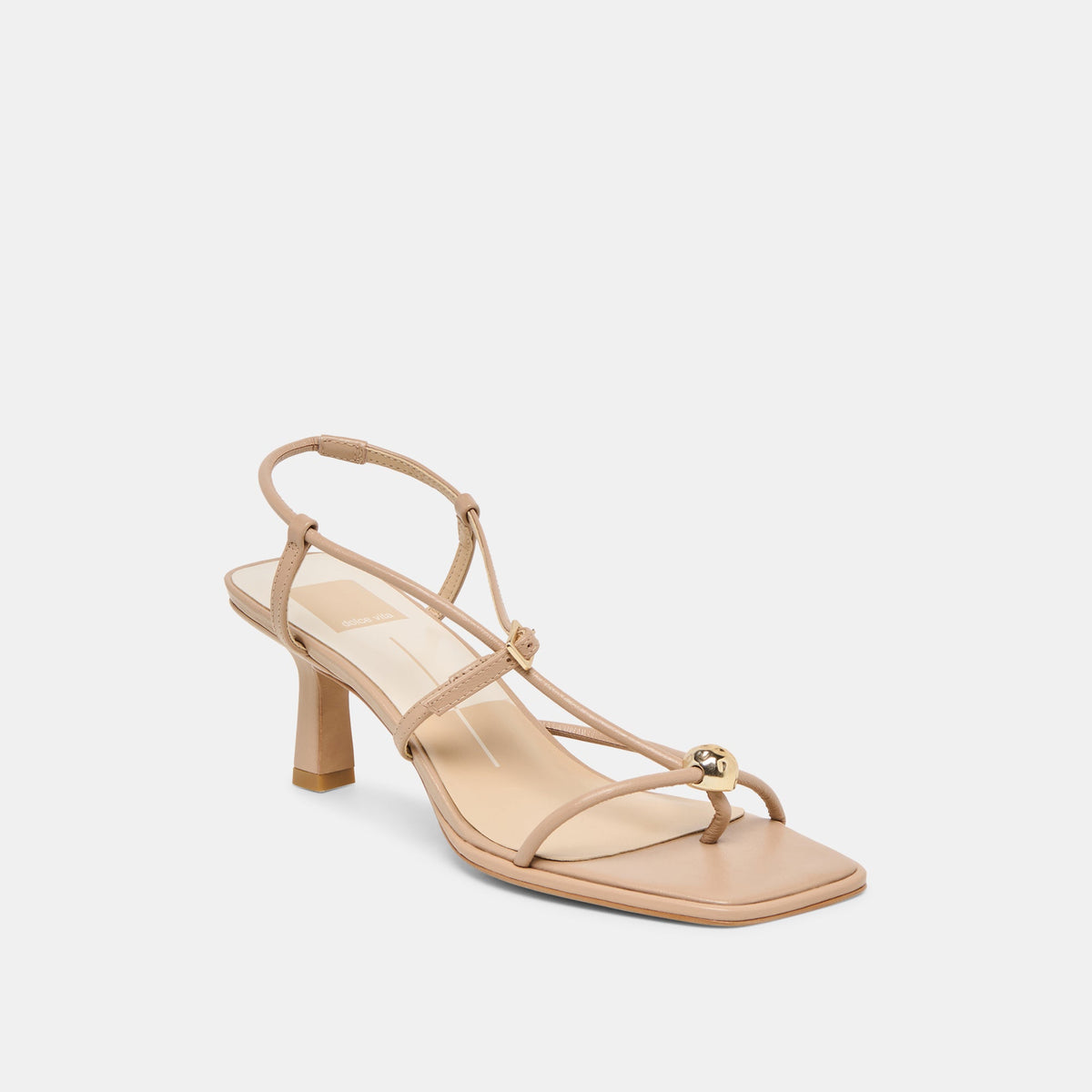 Dolce Vita SHOES Mylee Light Tan Leather Heels