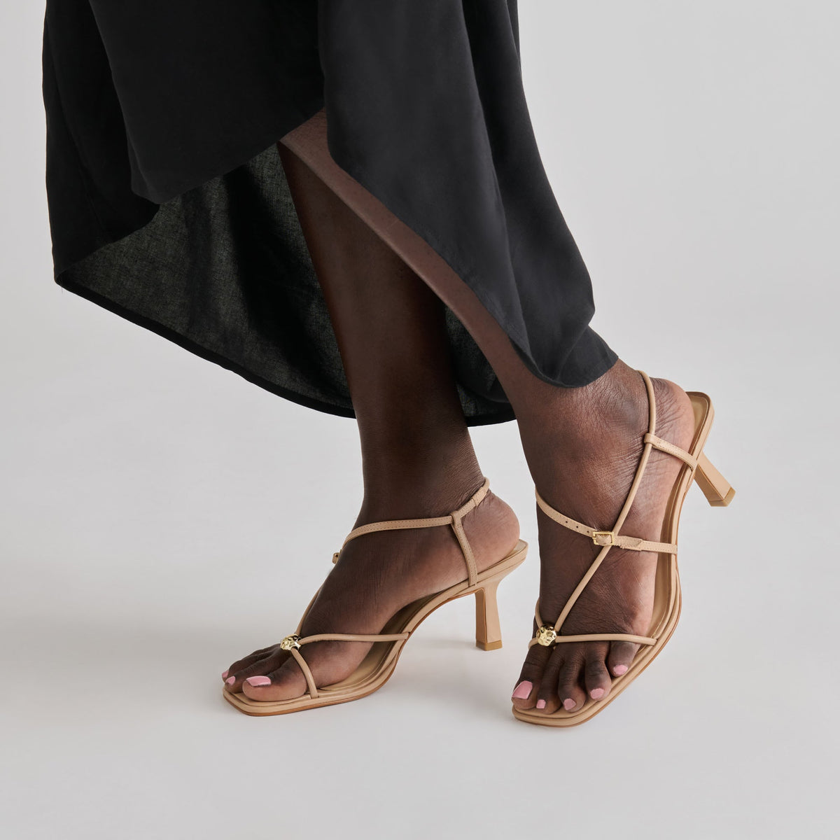 Dolce Vita SHOES Mylee Light Tan Leather Heels