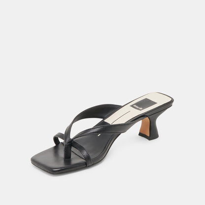 Dolce Vita SHOES BREVEL HEELS ONYX LEATHER
 – Dolce Vita