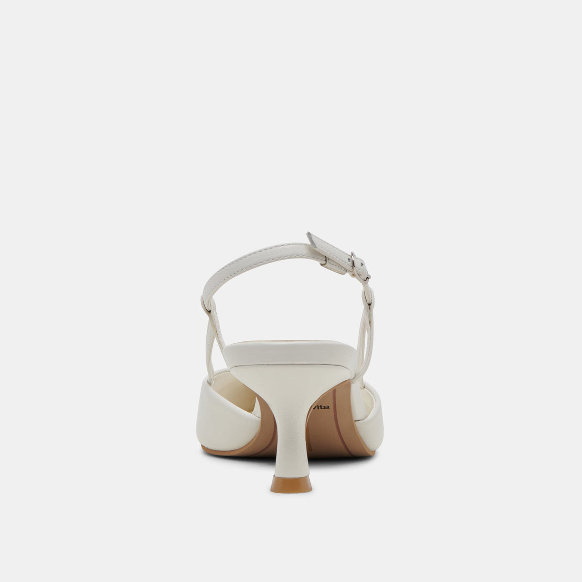 Dolce Vita SHOES Odela White Leather Heels