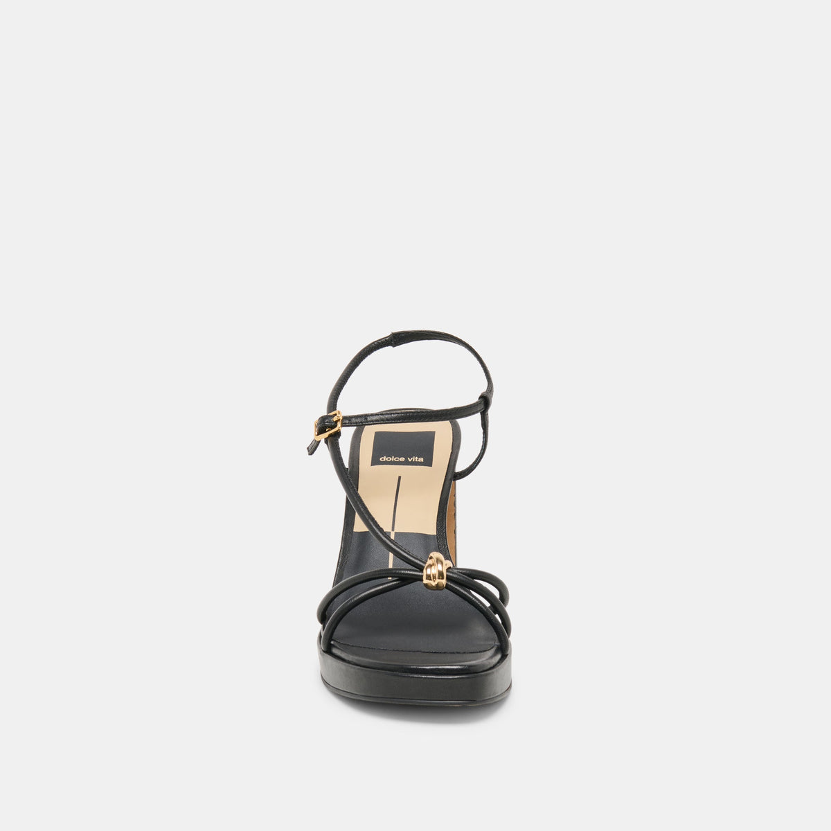 Dolce Vita SHOES Odete Black Leather Heels