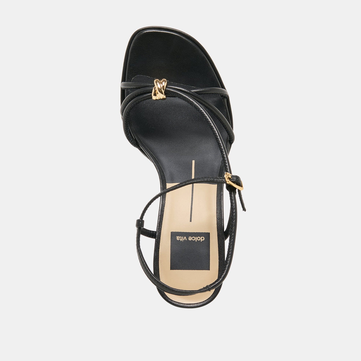 Dolce Vita SHOES Odete Black Leather Heels