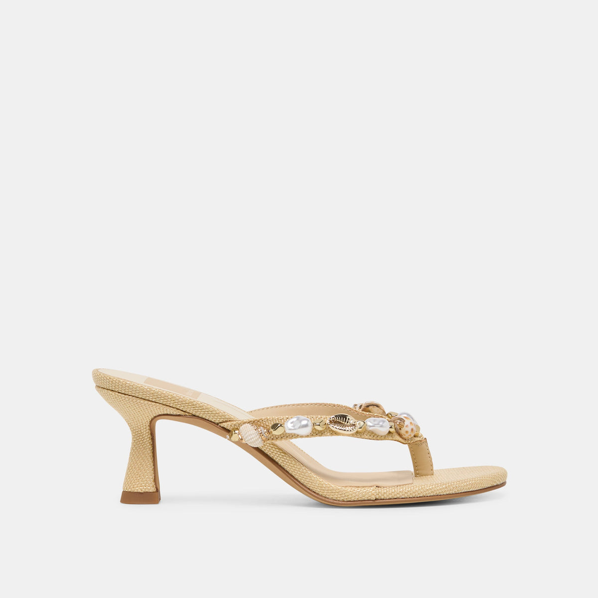 Dolce Vita SHOES Daksie Lt Natural Raffia Heels