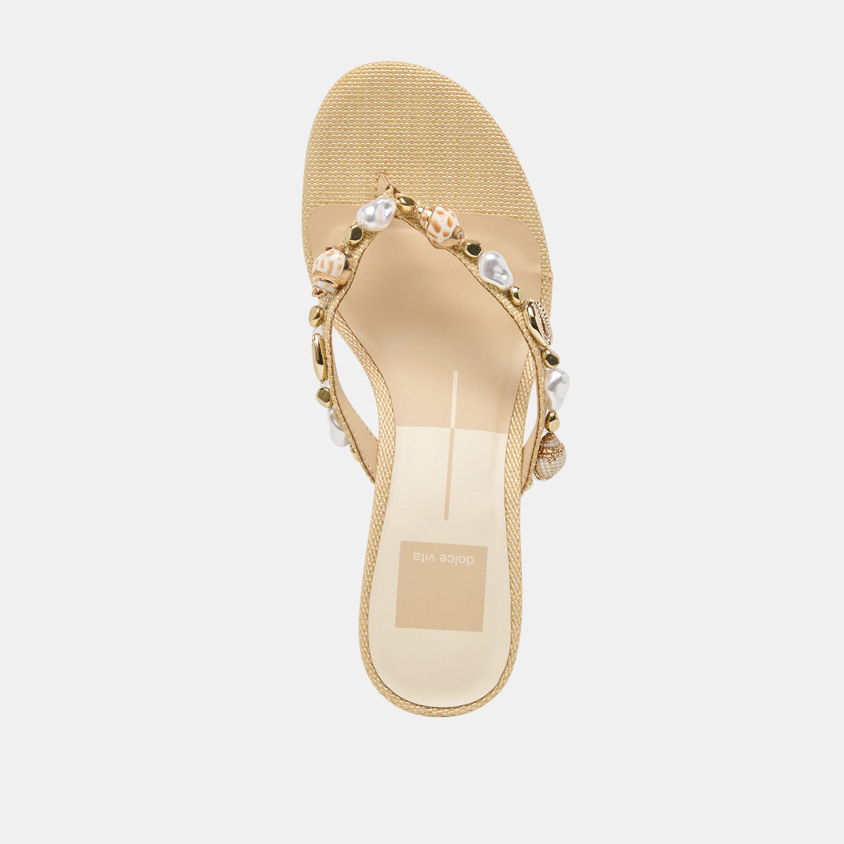 Dolce Vita SHOES Daksie Lt Natural Raffia Heels