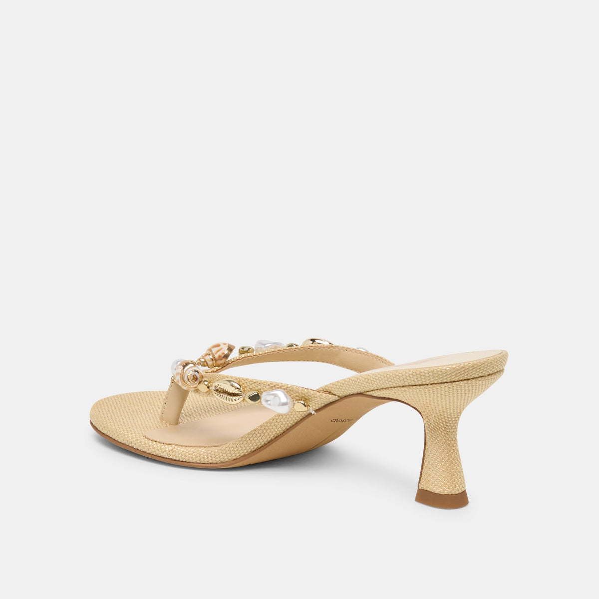 Dolce Vita SHOES Daksie Lt Natural Raffia Heels